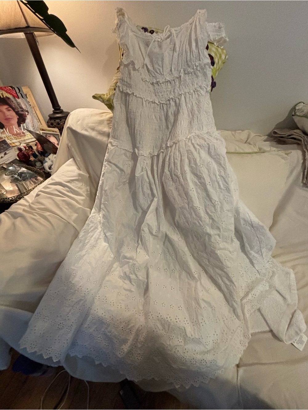 Only worn once Gap × DÔEN Eyelet Midi Dress in Size S! - Picture 2 of 7